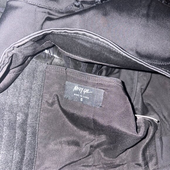 Black Nasty Gal Bustier with Tassels S - Picture 6 of 8